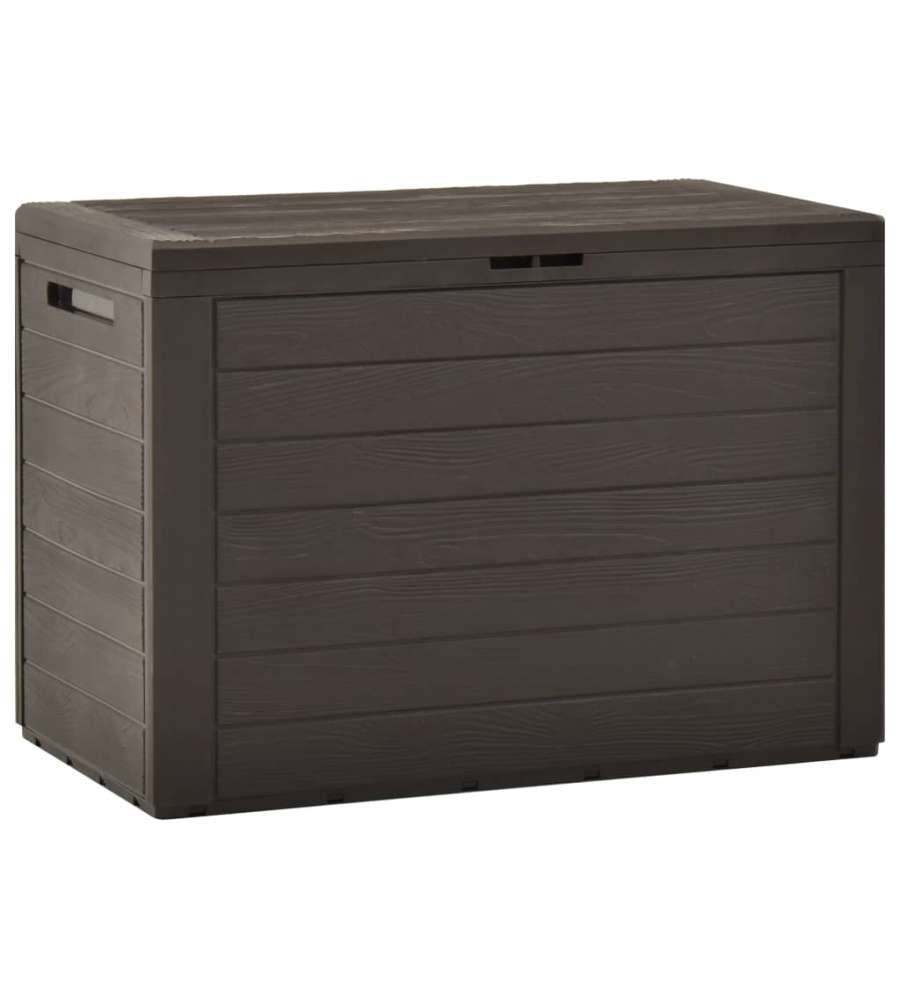 Baule da Giardino Marrone 78x44x55 cm