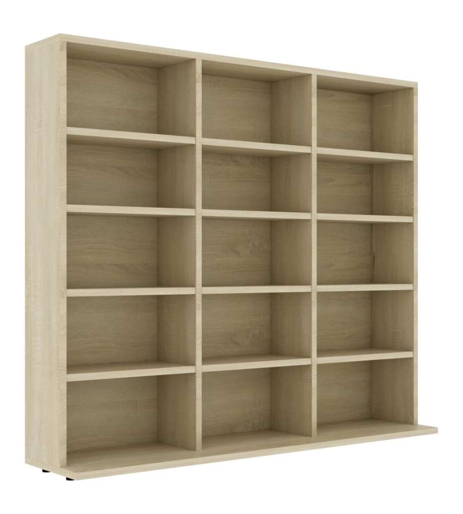 Armadio Porta CD Rovere Sonoma 102x23x89,5 cm in Truciolato