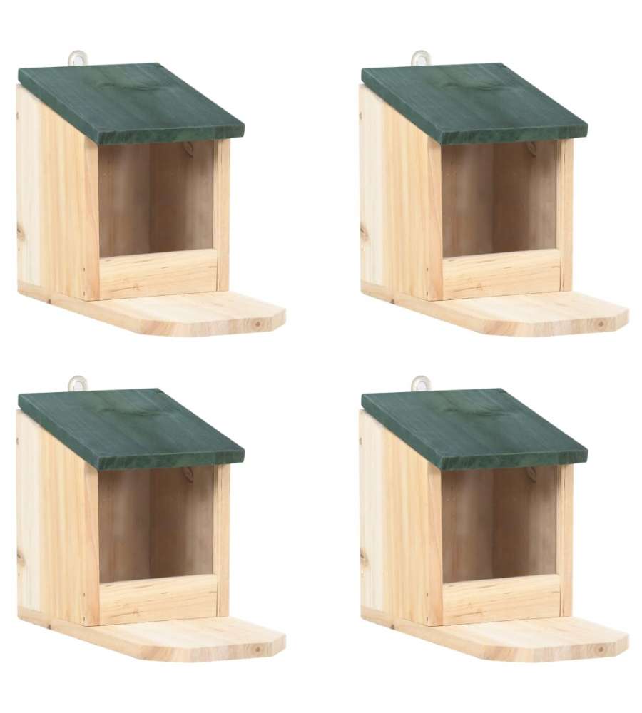 Casette per Scoiattoli 4 pz in Legno di Abete