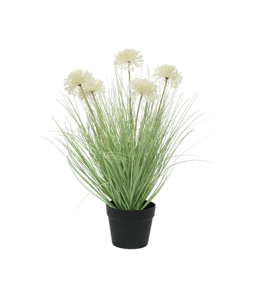 Erba di Allium Artificiale in vaso