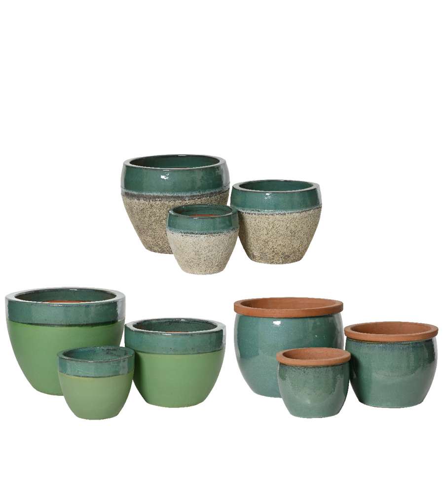 Vaso Luna verde grande
