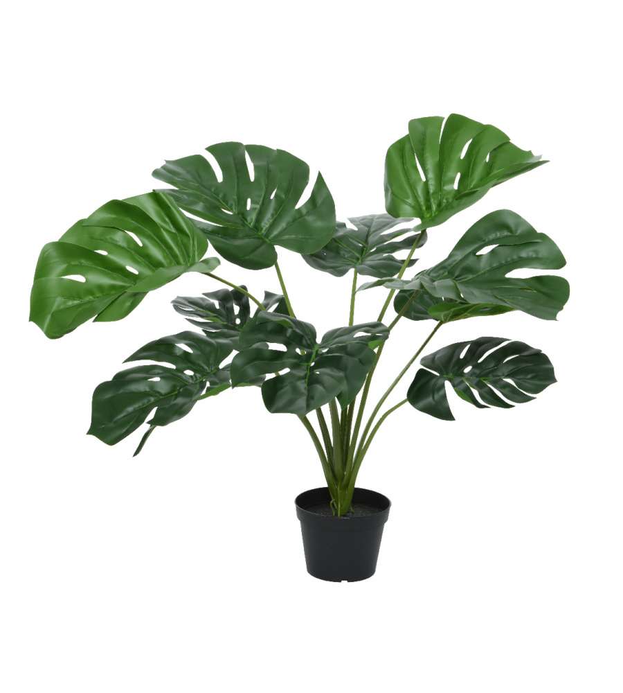 Pianta Monstera Artificiale in vaso 66cm