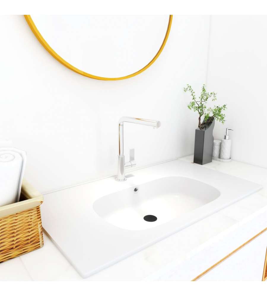 Lavabo da Incasso 605x460x105 mm in SMC Bianco