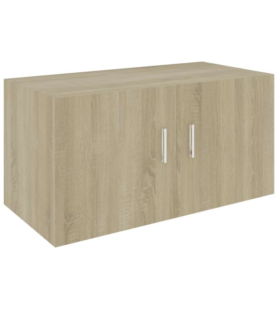 Armadietto da Parete Rovere Sonoma 80x39x40 cm in Truciolato