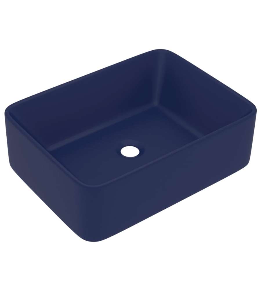 Lavandino Luxury Blu Scuro Opaco 41x30x12 cm in Ceramica