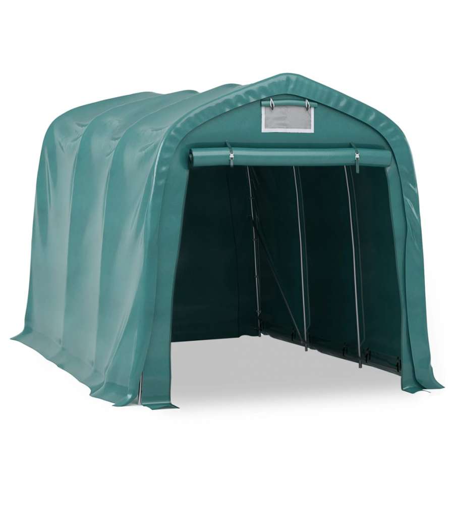 Tenda Garage in PVC 2,4x3,6 m Verde