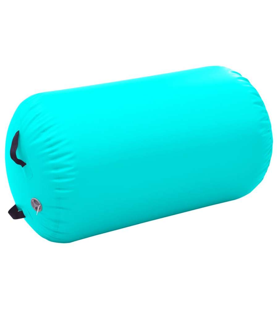 Rullo da Ginnastica Gonfiabile con Pompa 100x60 cm in PVC Verde