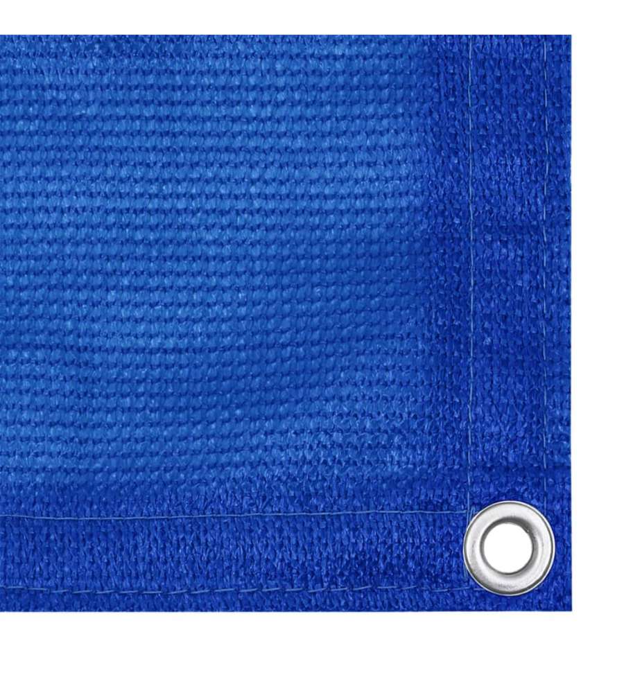 Tappeto da Tenda 200x200 cm Blu in HDPE
