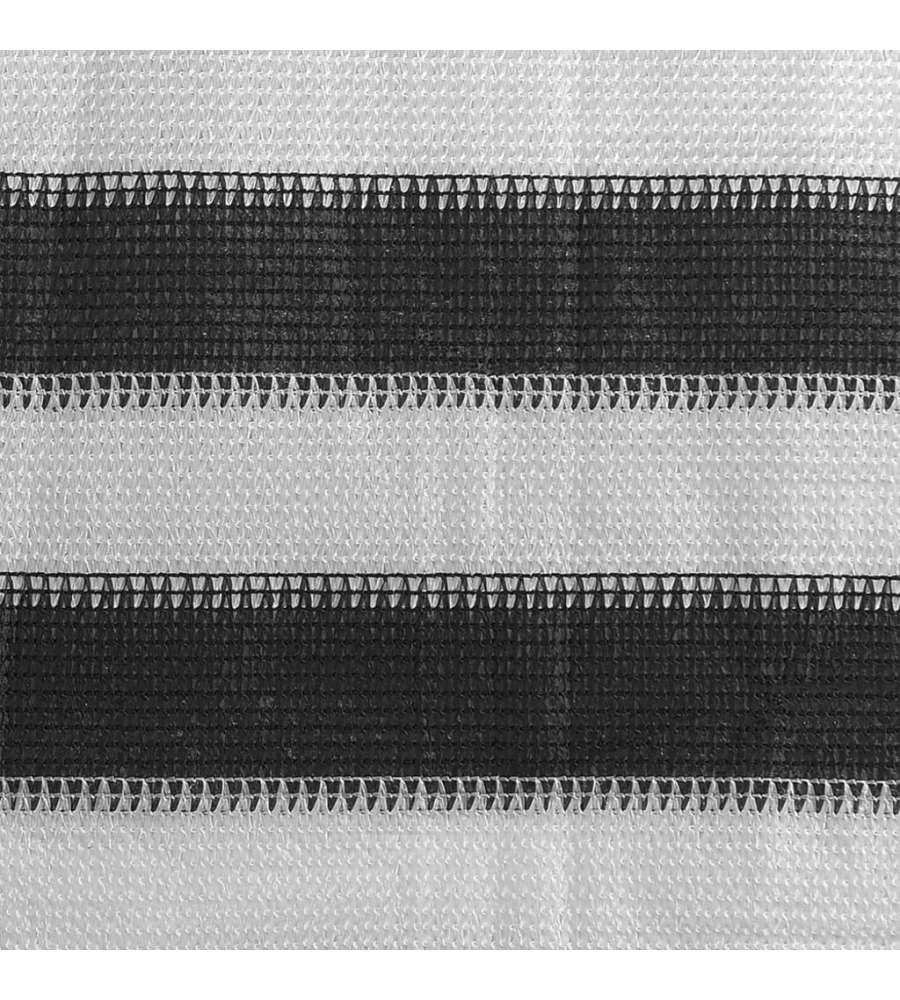 Tappeto da Tenda 250x250 cm Antracite e Bianco