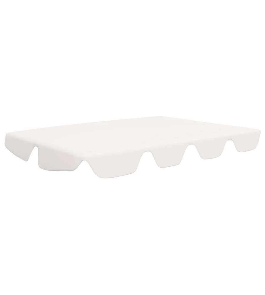 Baldacchino per Dondolo Giardino Bianco 188/168x110/145 cm
