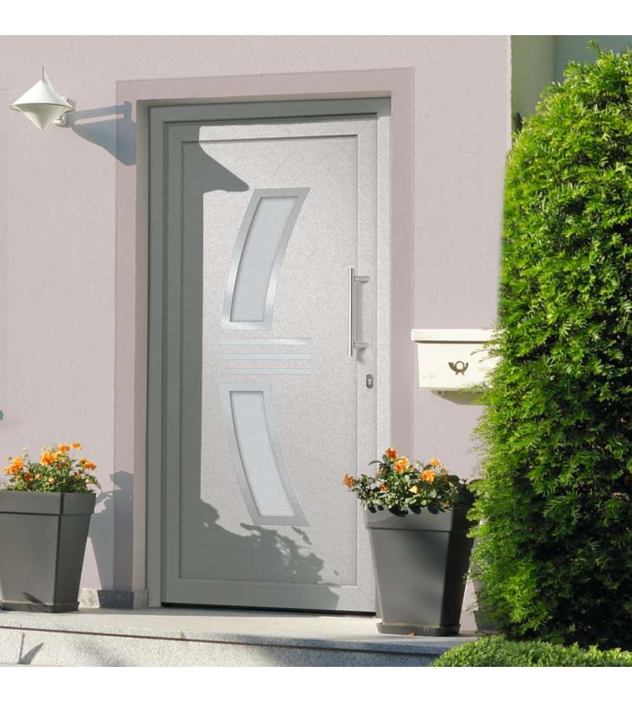 Porta di Ingresso Bianca 98x200 cm 3057566