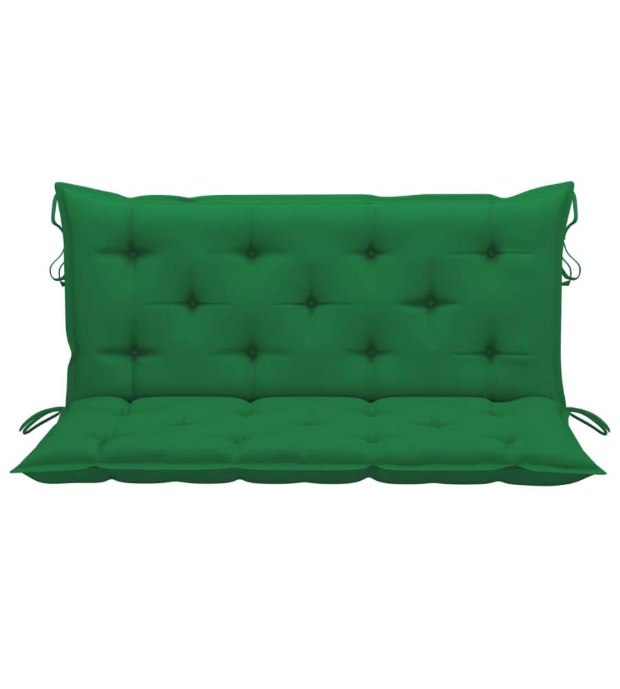 Cuscino per Dondolo Verde 120 cm in Tessuto