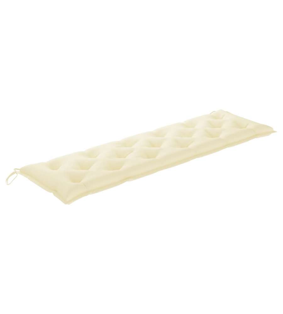 Cuscino per Dondolo Bianco Crema 180 cm in Tessuto