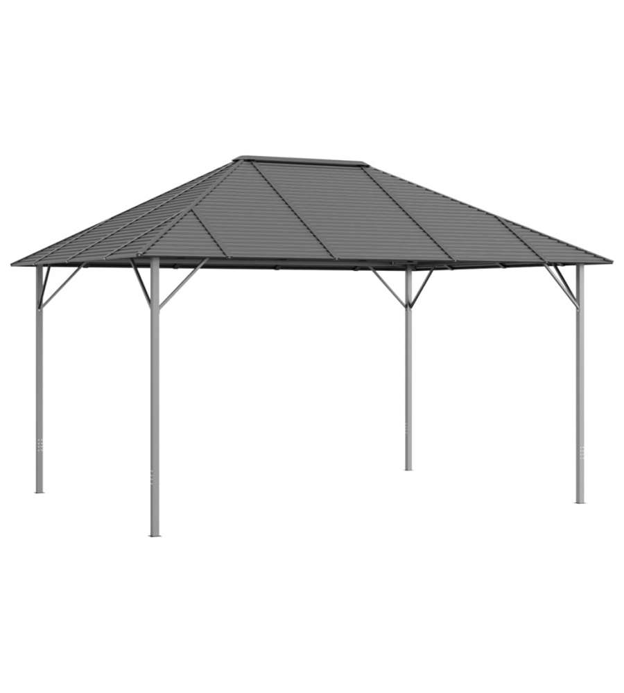 Gazebo con Tetto 4x3 m Antracite