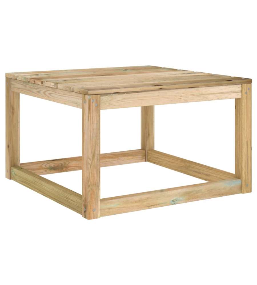 Tavoli Giardino Pallet 2pz Marrone 60x60x36,5cm Pino Impregnato