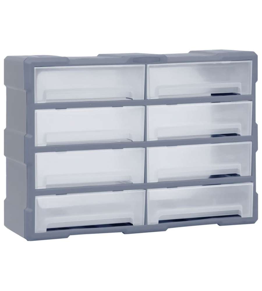  Mobile Contenitore con 8 Cassetti Grandi 52x16x37 cm