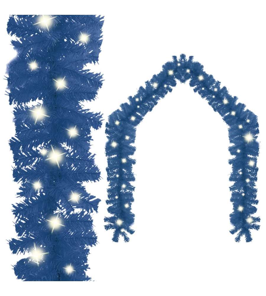 Ghirlanda Natalizia con Luci a LED 5 m Blu