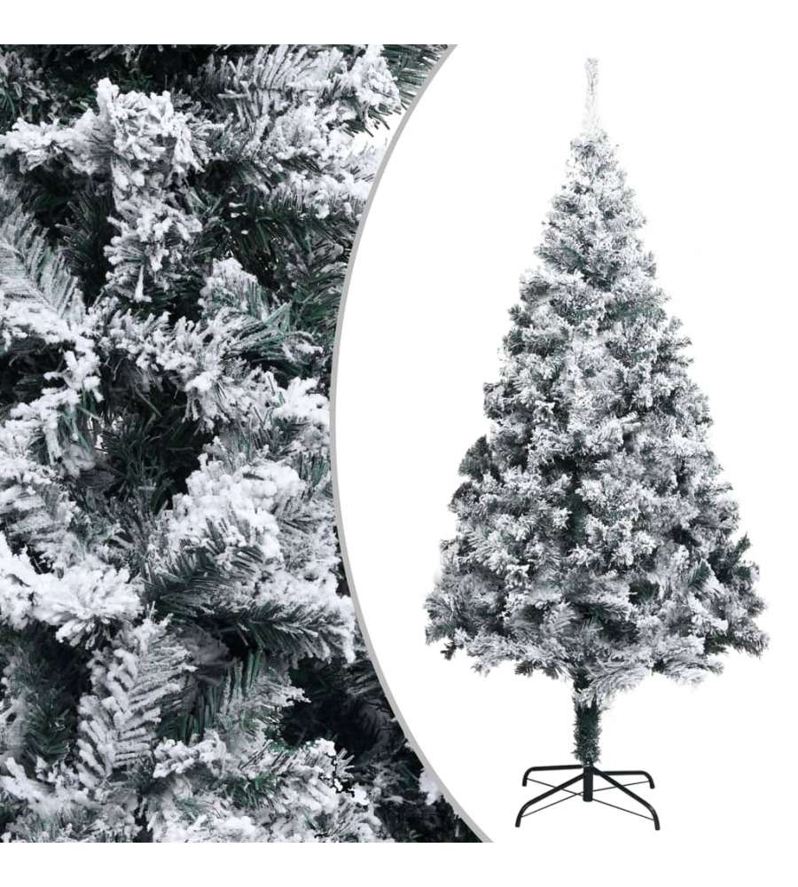 Albero di Natale Artificiale con Neve Verde 300 cm PVC