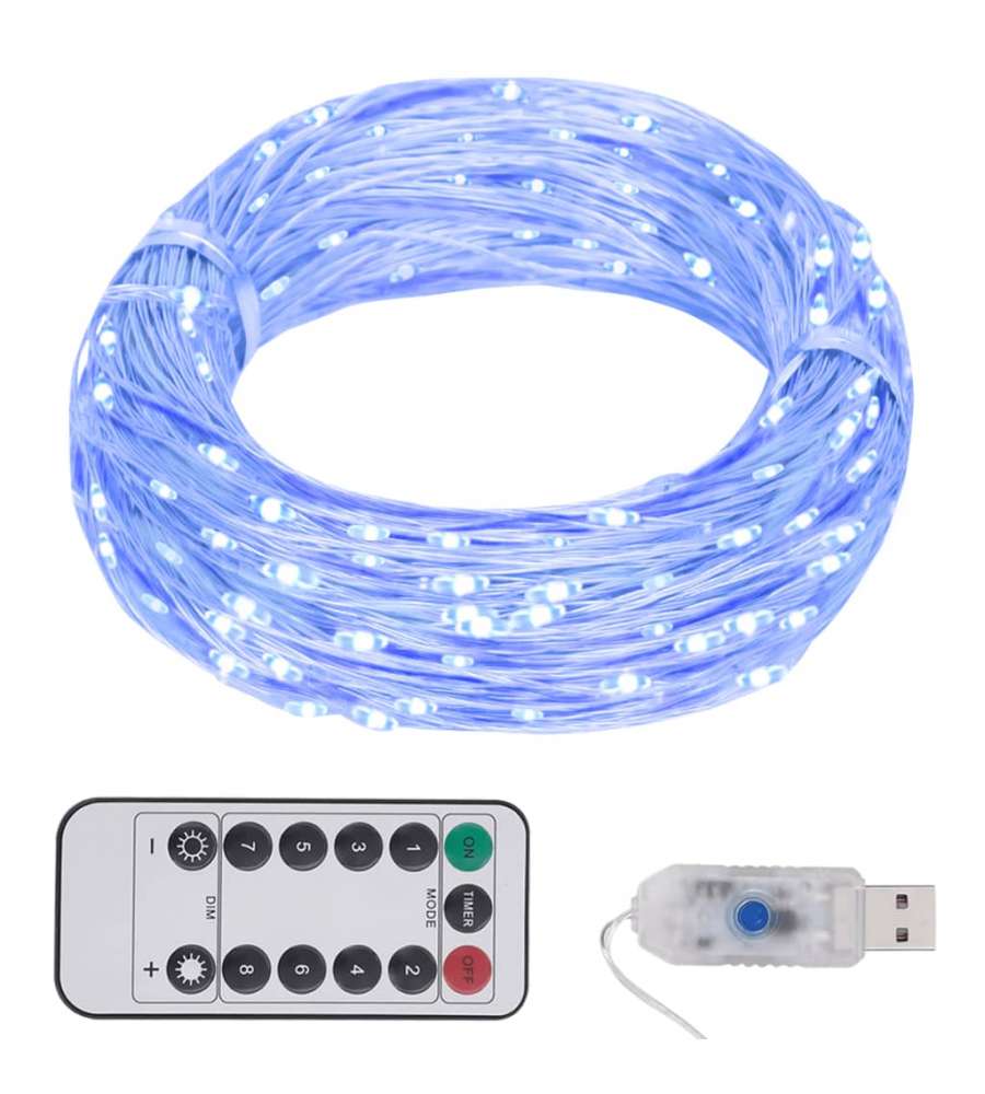 Stringa di Luce con 300 LED Blu 30 m