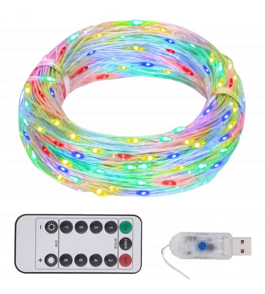 Stringa di Luce LED con 300 LED Multicolore 30 m