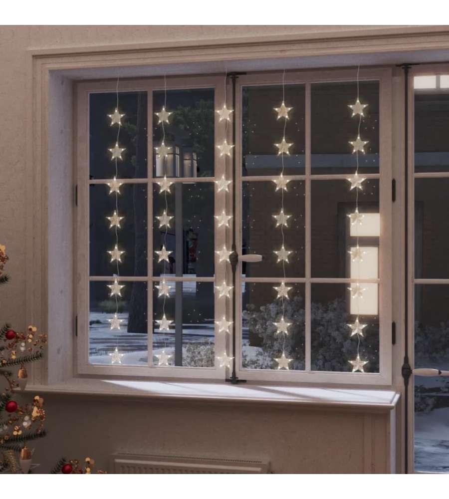 Stella di Luci Fatate a LED 200 LED Bianco Caldo 8 Funzioni