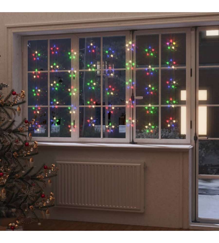 Stella di Luci Fatate a LED 200 LED Multicolore 8 Funzioni