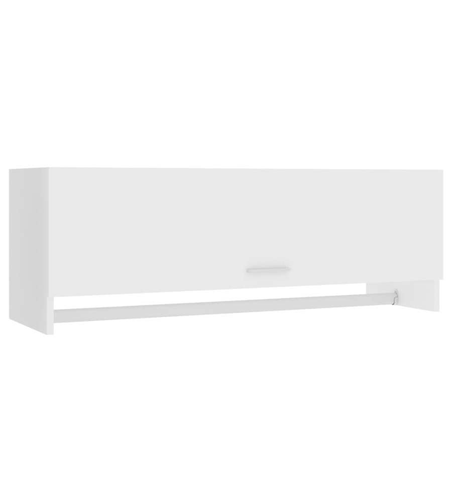 Armadio Bianco 100x32,5x35 cm in Legno Multistrato
