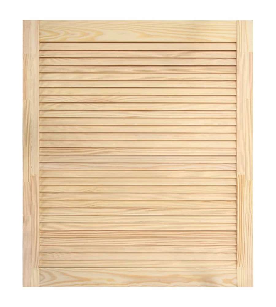 Anta a Lamelle in Legno Massello di Pino 69x59,4 cm