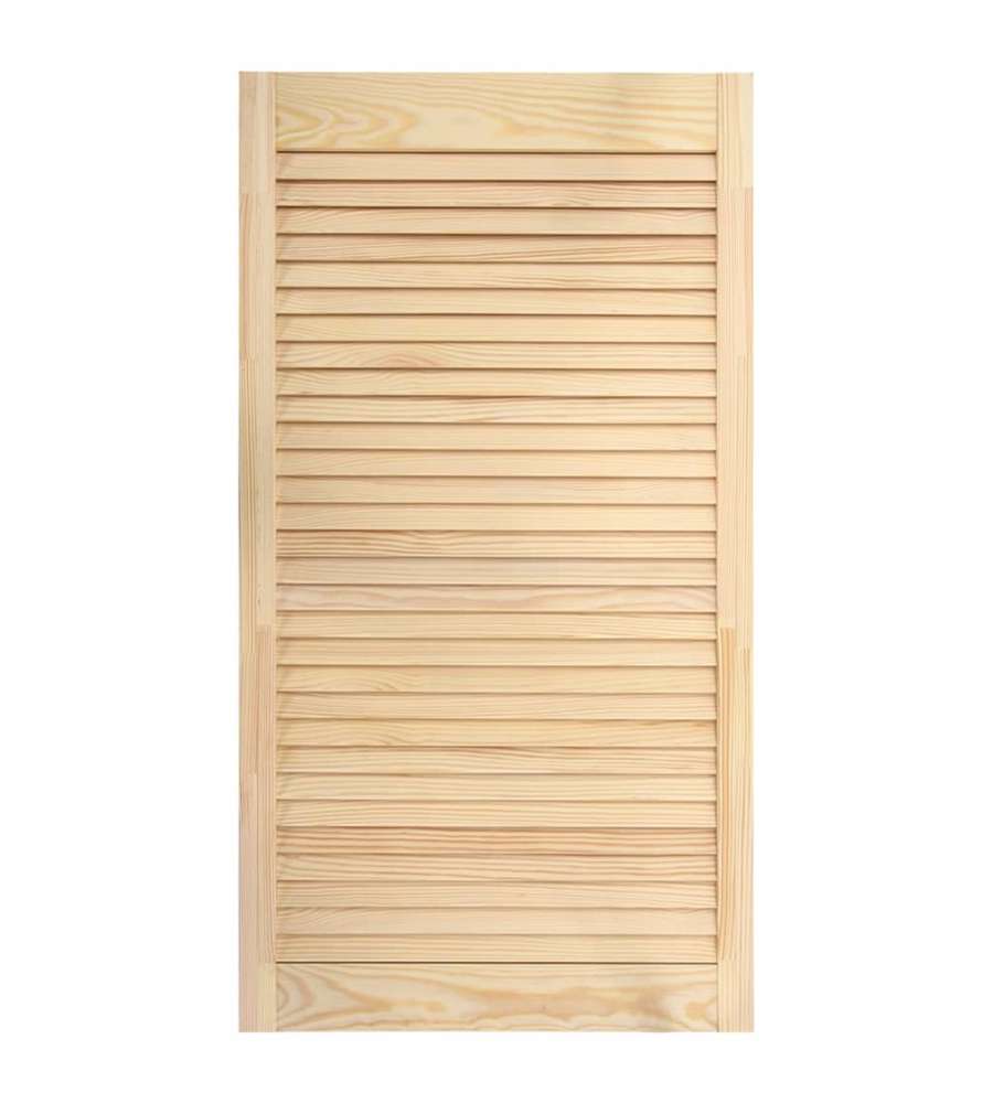 Anta a Lamelle in Legno Massello di Pino 99,3x39,4 cm