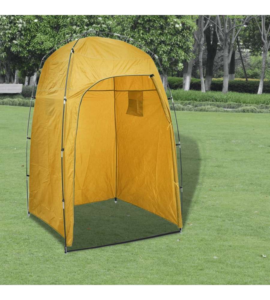 Toilette Portatile da Campeggio con Tenda 10+10 L