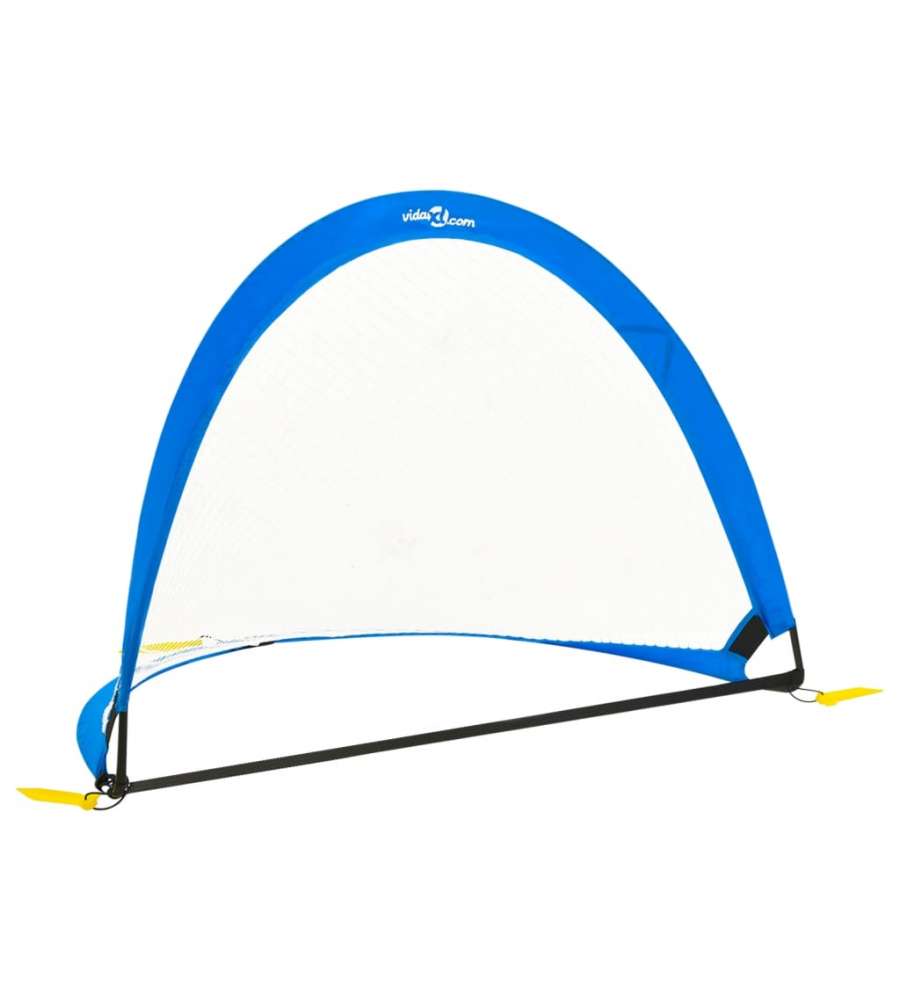 Set Porte da Calcio per Bambini 2 pz con Borsa 119x82x84,5 cm