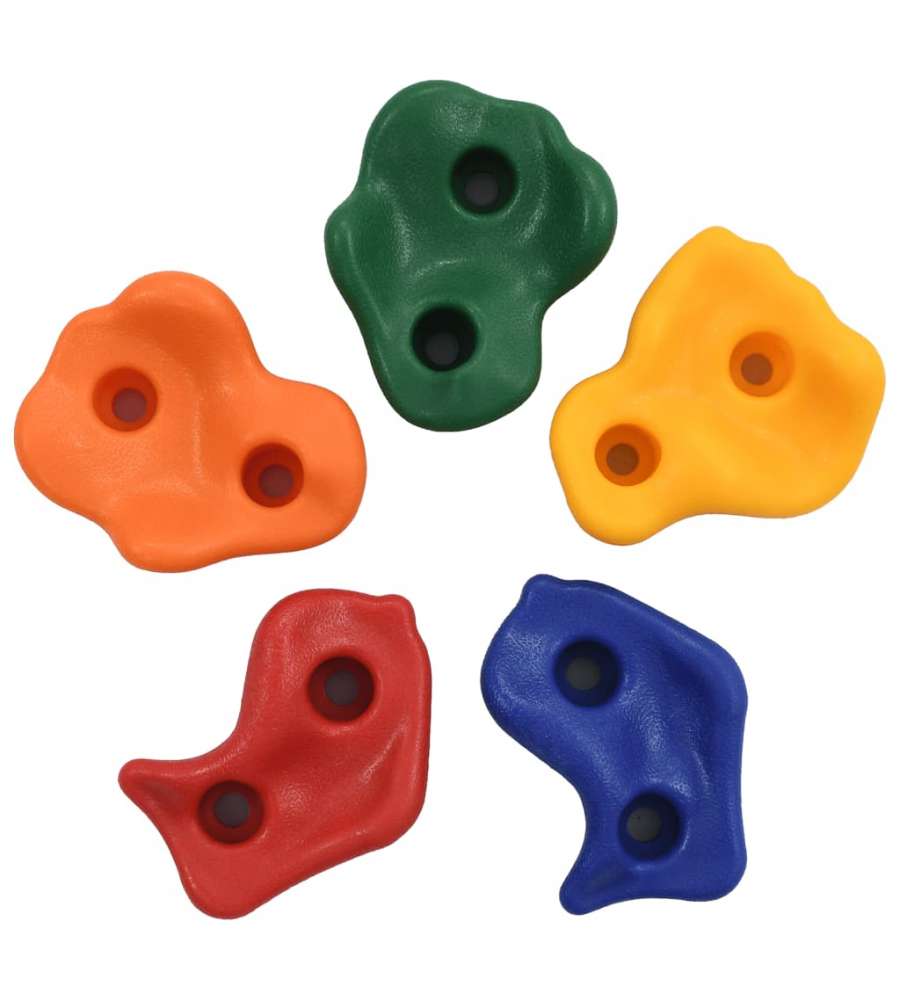 Prese per Arrampicata 30 pz in PE Multicolore