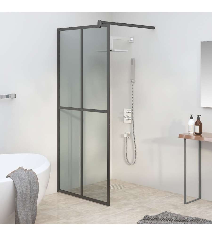 Cabina Doccia 80x195 cm con Vetro Temperato Scuro