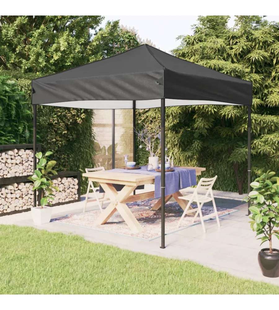 Tenda per Feste Pieghevole Antracite 2x2 m
