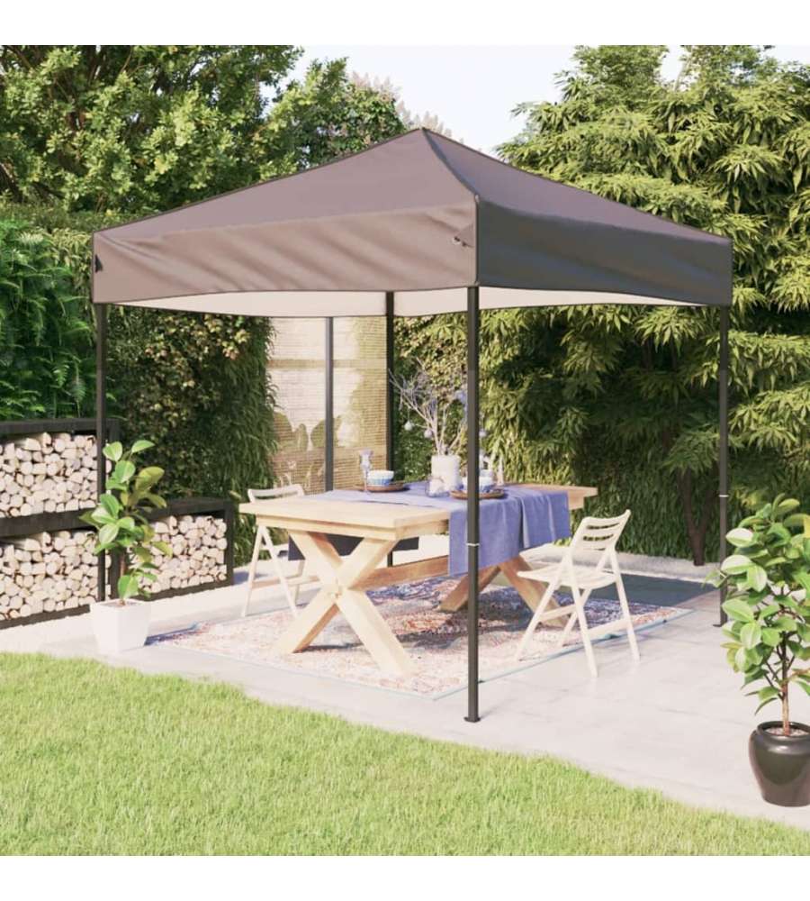 Tenda per Feste Pieghevole Tortora 2x2 m
