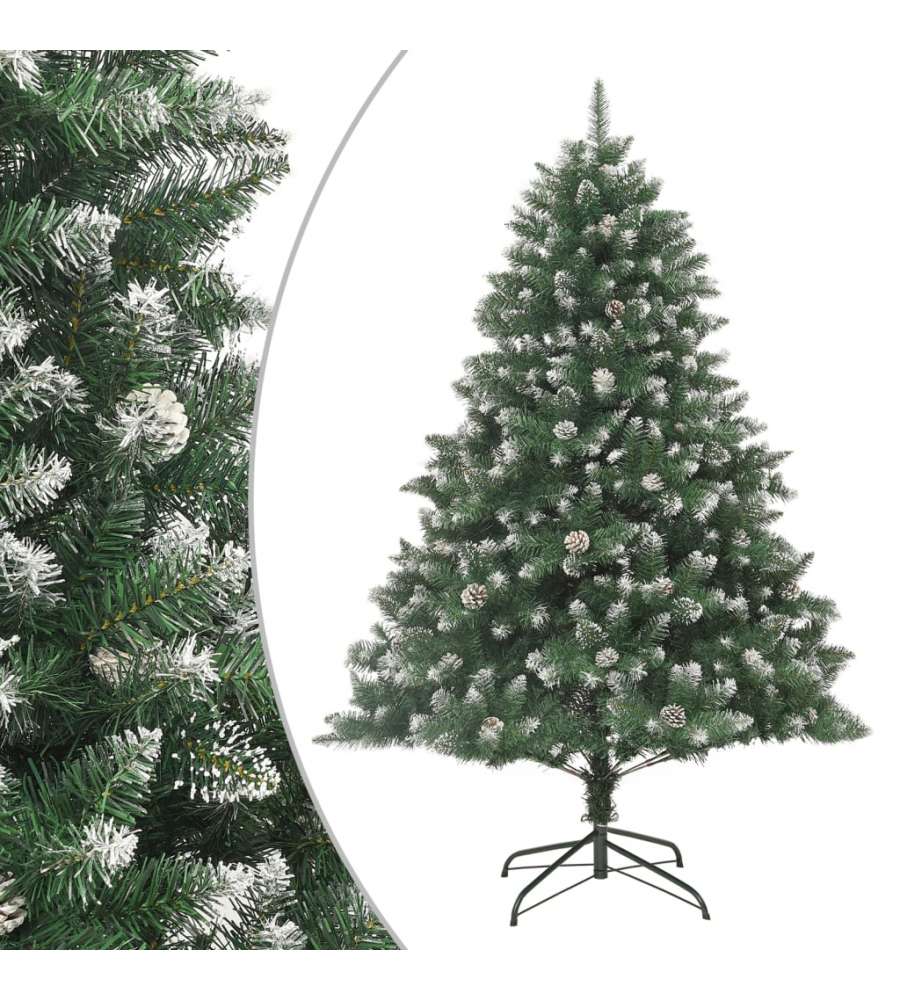 Albero di Natale Artificiale con Base 180 cm PVC