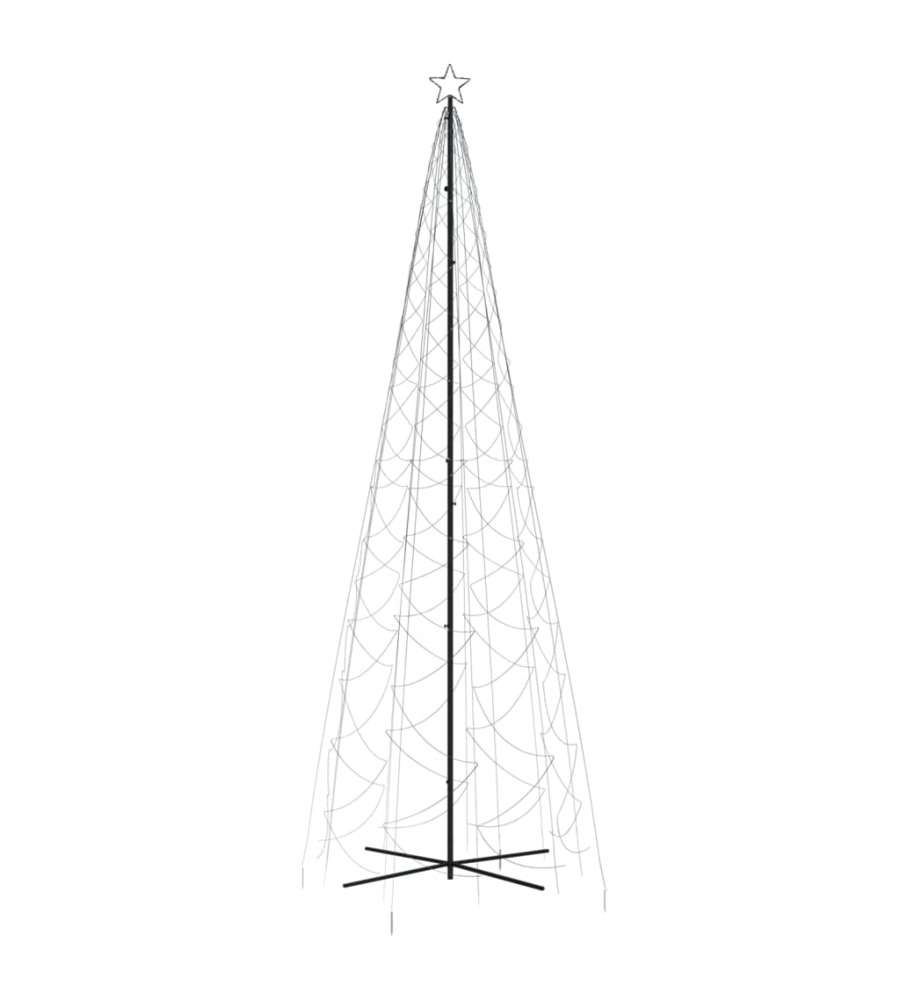 Albero di Natale a Cono Bianco Freddo 1400 LED 160x500 cm