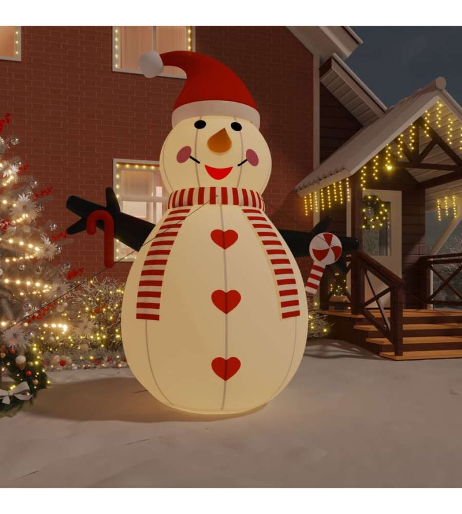 Pupazzo di Neve Gonfiabile con LED 460 cm