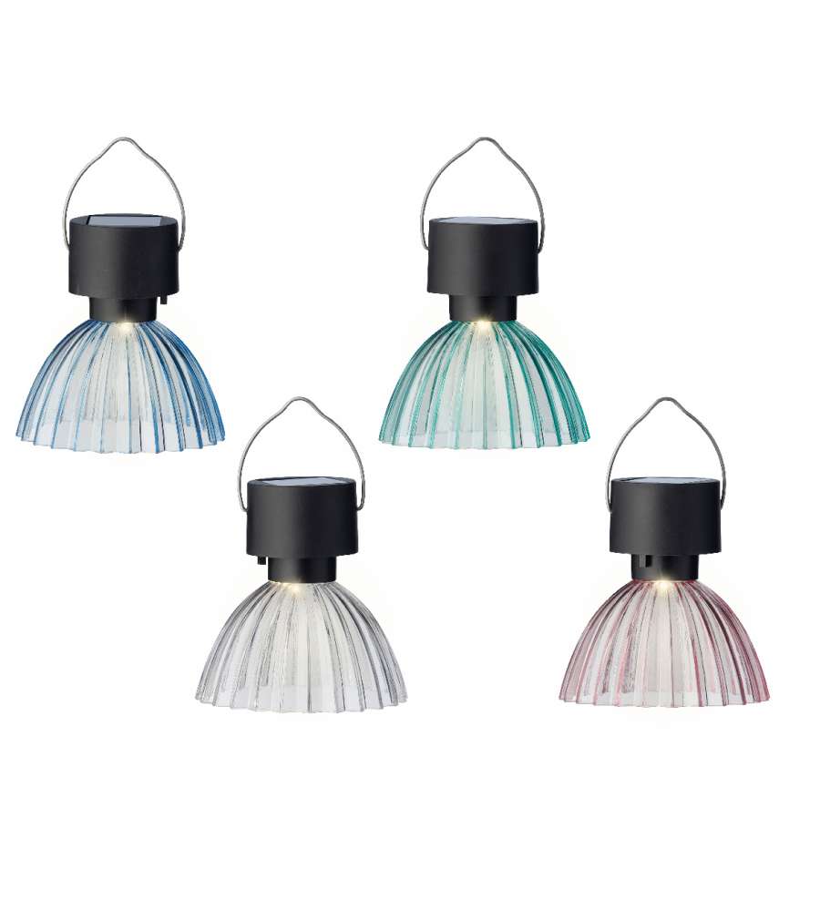 Kaemingk Luce LED Solare Sospesa Colori Assortiti diam.8xH10cm