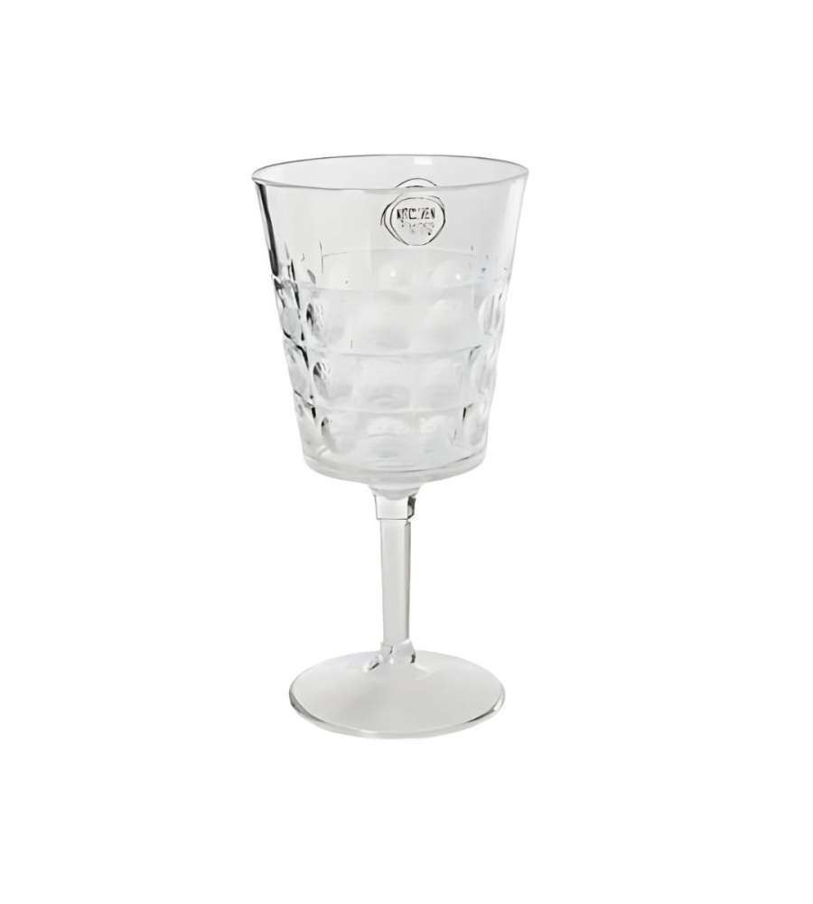 Kaemingk Calice vino plastica uso esterno Trasparente 9x18,4 cm