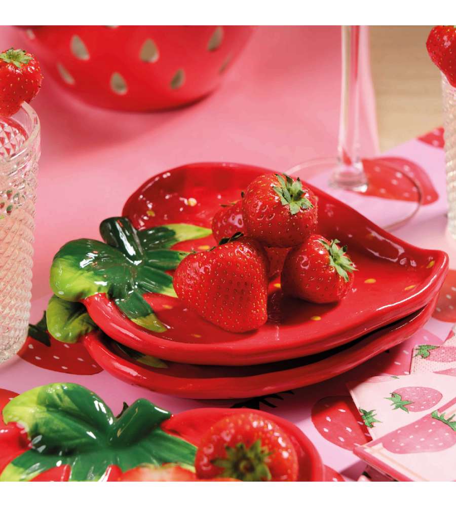 Piatto Fragola in dolomite