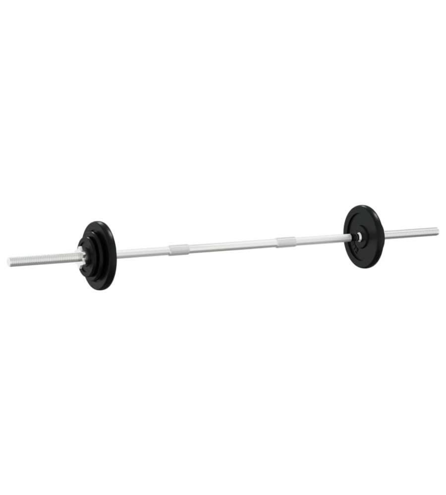 Set Bilanciere e Manubri con Dischi 90 kg