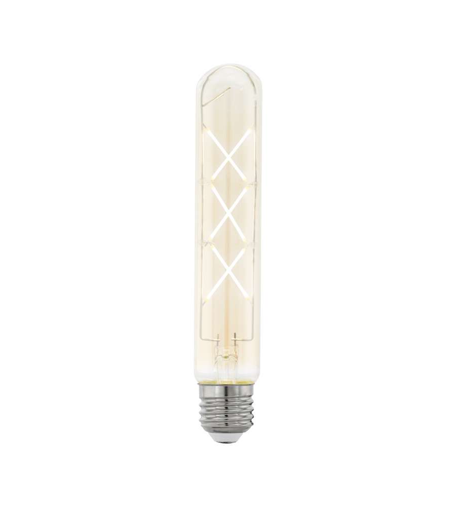 Lampadina Tubo Led Filo Ambra E27 4W