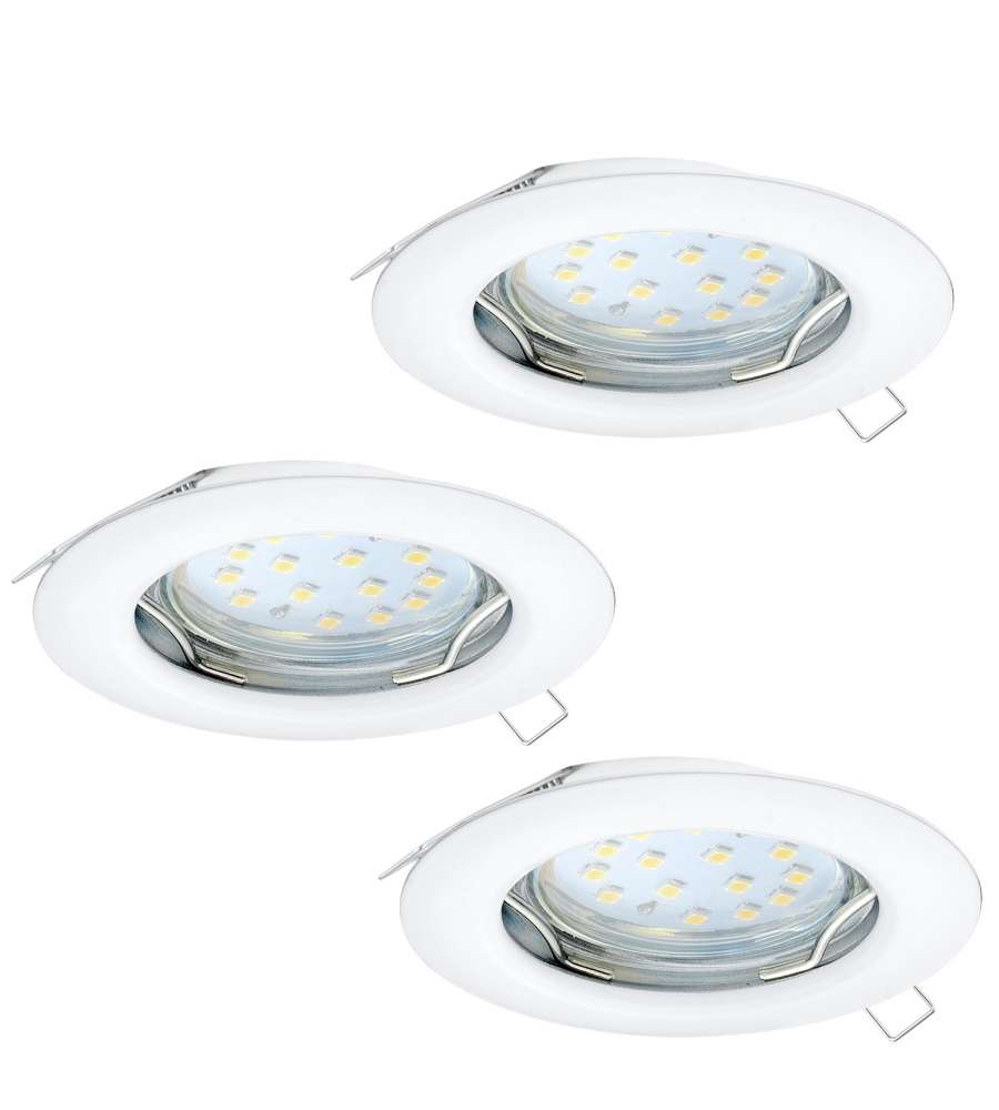 Peneto Faretto Da Incasso Kit 3 x 3W Led Bianco
