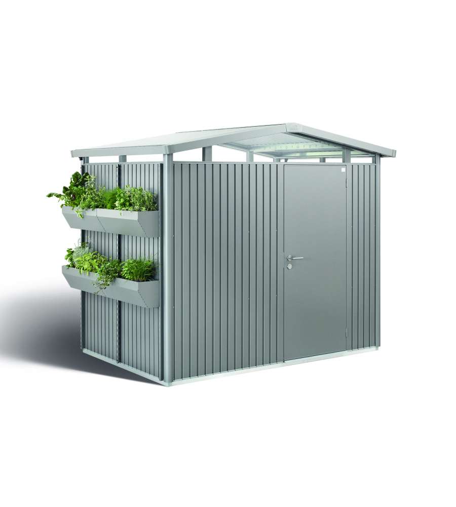 Casetta Panorama Misura P2 grigio quarzo metallizzato con porta standard