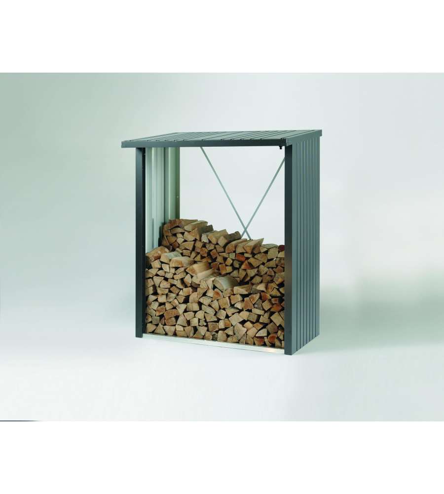 Biohort Casetta da Giardino WoodStock - Grigio Scuro Metallizzato 150 kg/mq