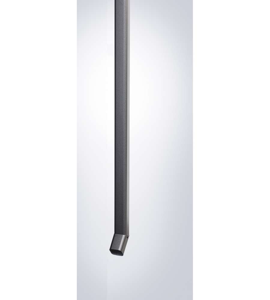 Tubi pluviali per Casetta HighLine grigio scuro metallizzato, 2 unit