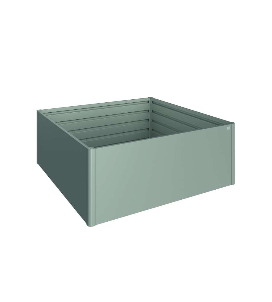 Aiuola rialzata Misura 2x2 grigio quarzo metallizzato