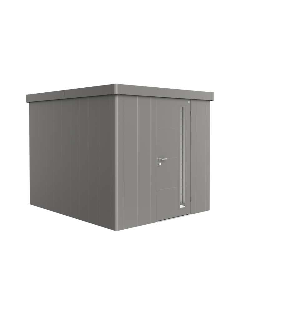 Casetta Neo 3B porta standard, grigio quarzo metallizzato