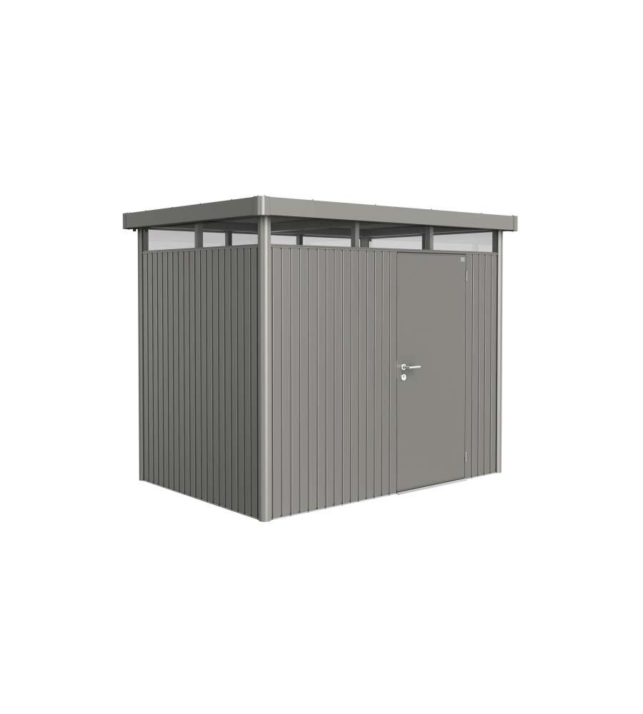 Casetta HighLine Misura H2 grigio quarzo metallizzato, porta standard